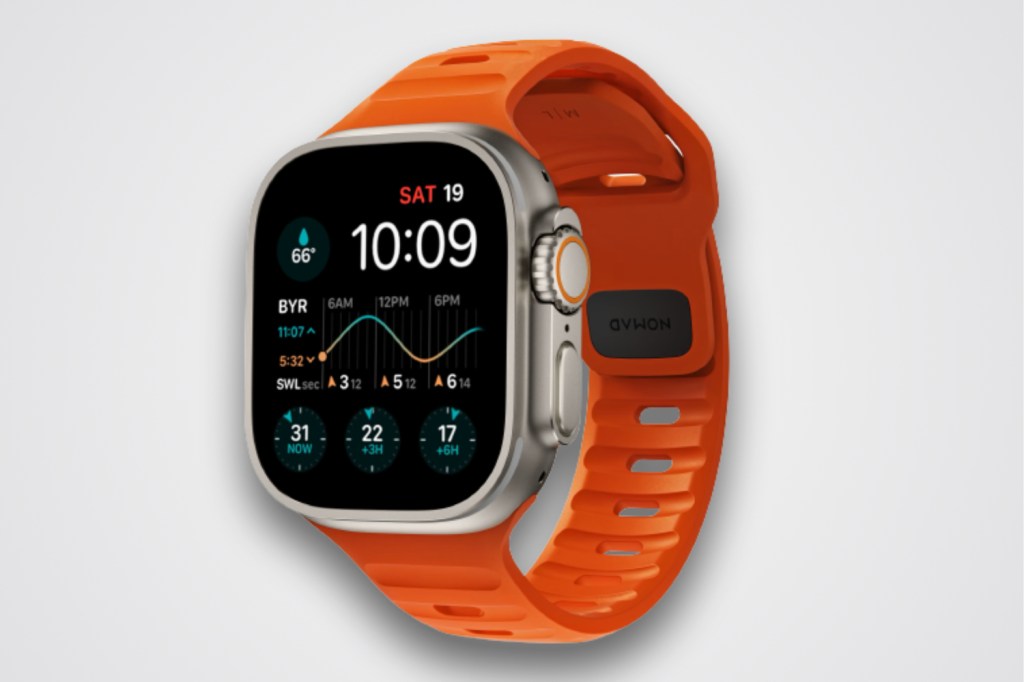 Nomad's Sport Band for Apple Watch in Ultra Orange colour