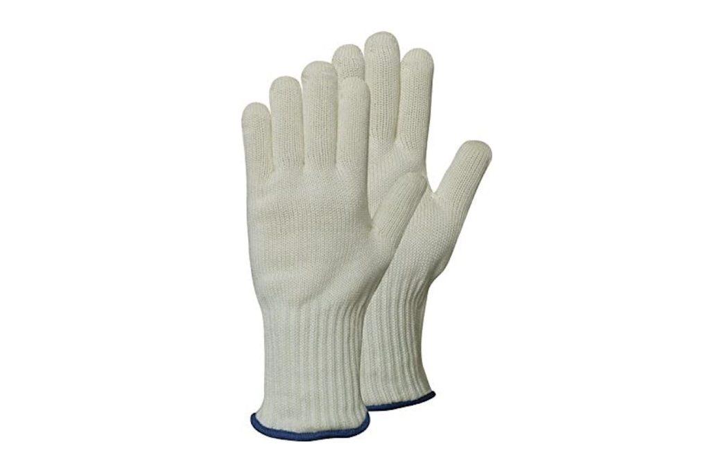 Cold leather thermal gloves
