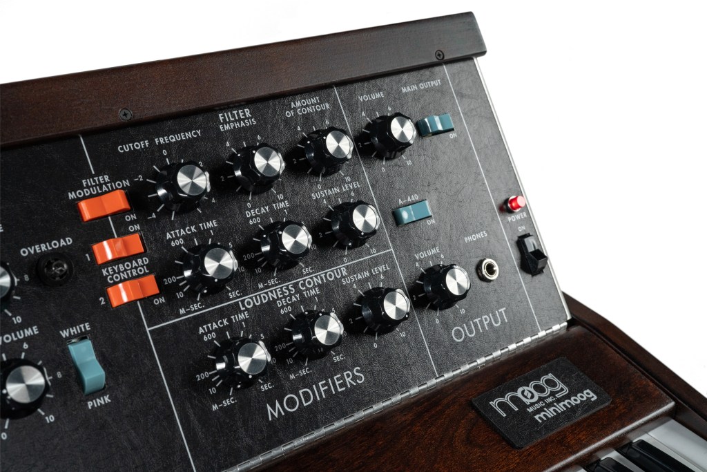 Minimoog Model D close-up