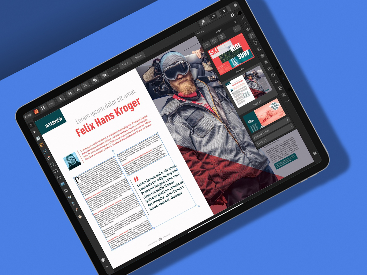 Serif's Creative Cloud alternative will save you cash – and brings  Publisher to iPad | Stuff
