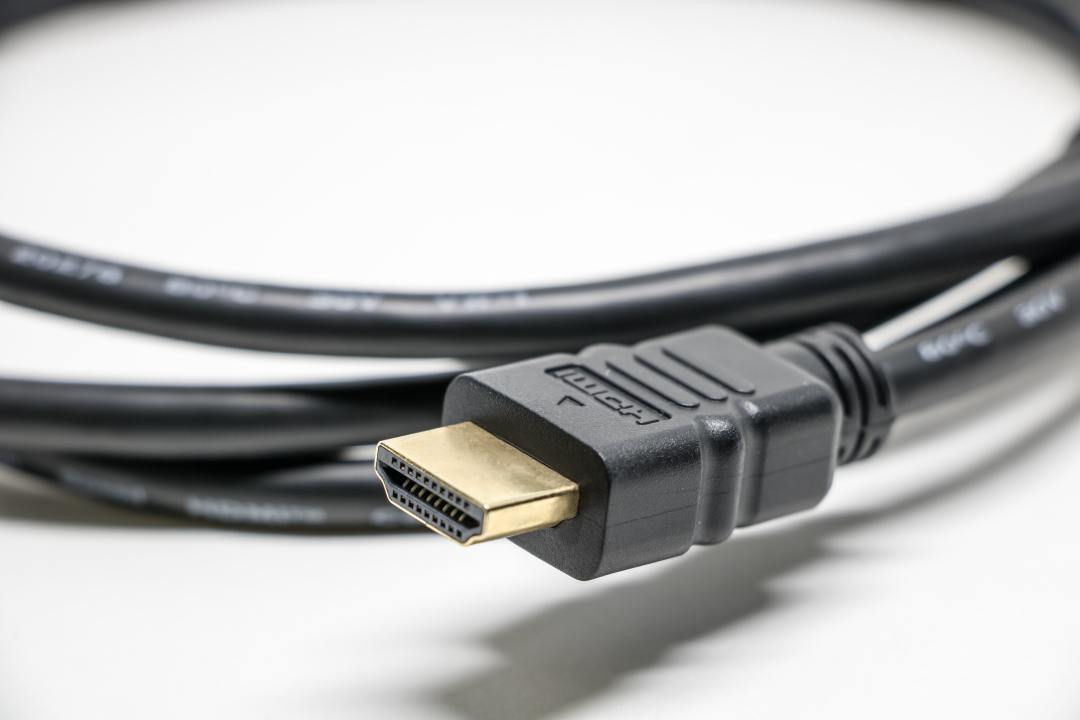 An HDMI cable. Photo by Srattha Nualsate on Pexels