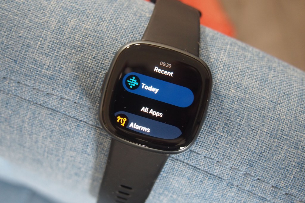 Fitbit Versa 4 Today screen