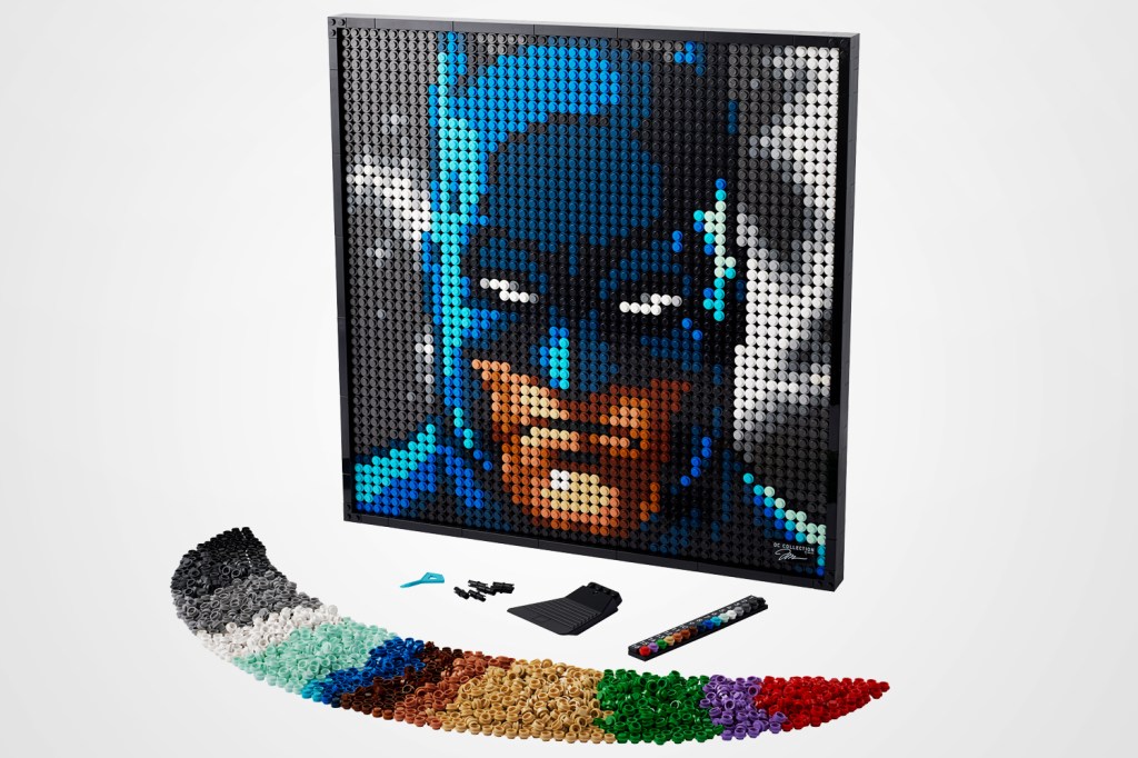 Lego Jim Lee Batman portrait