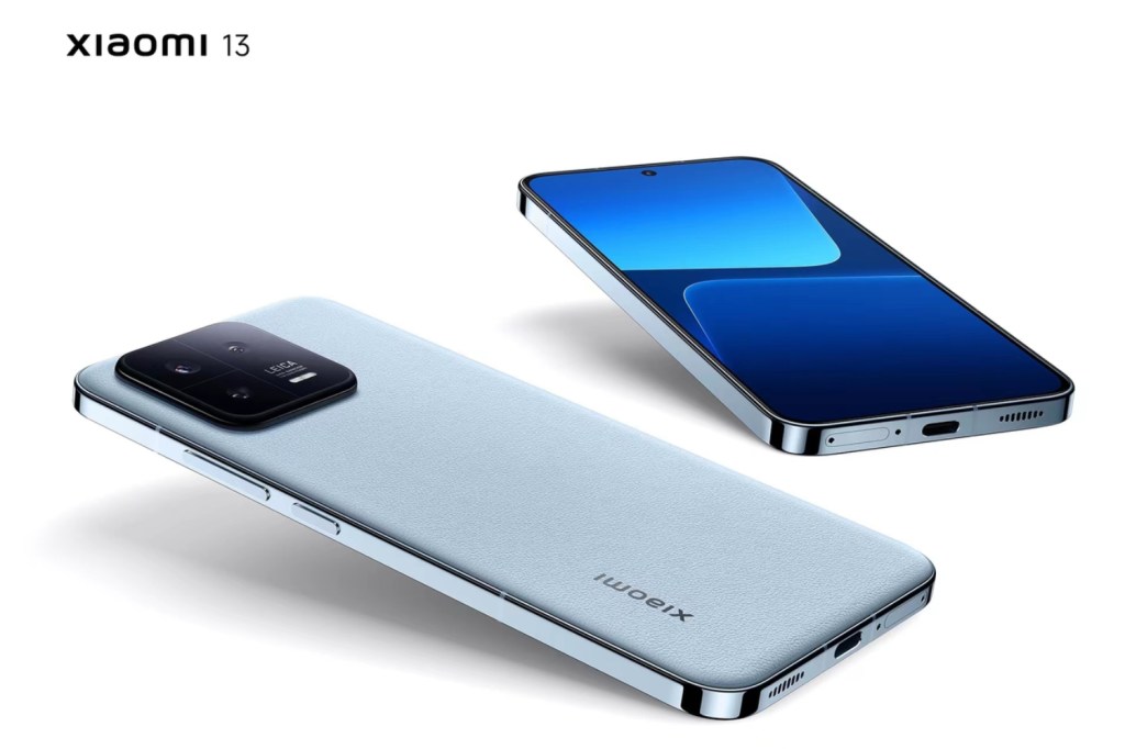 Close-up of the standard Xiaomi 13