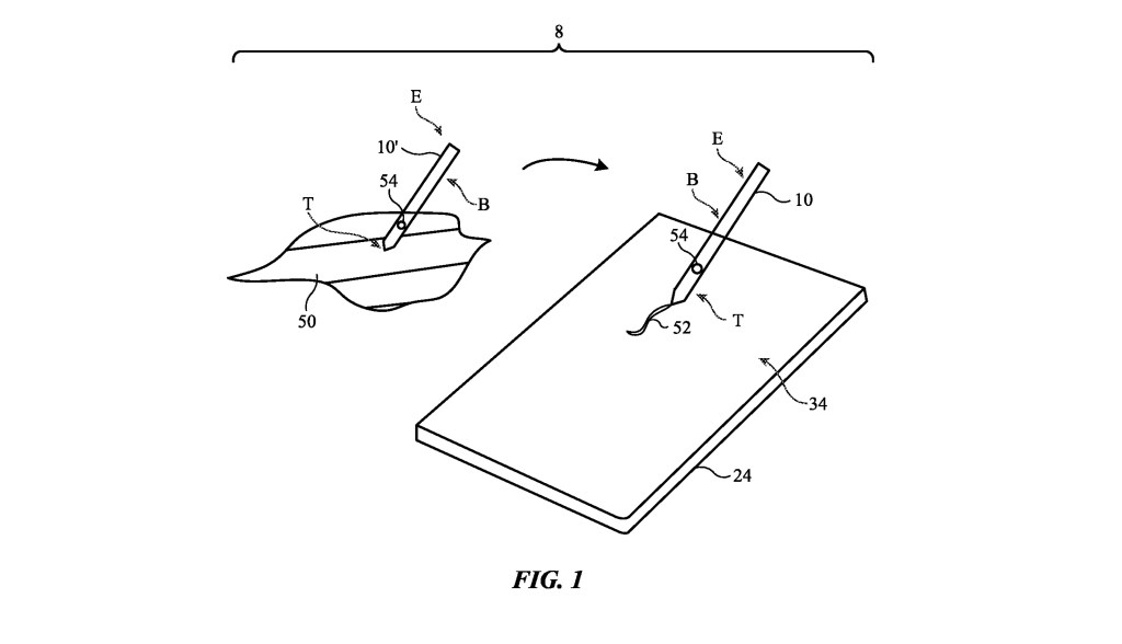 Patent for Apple Pencil colour detection