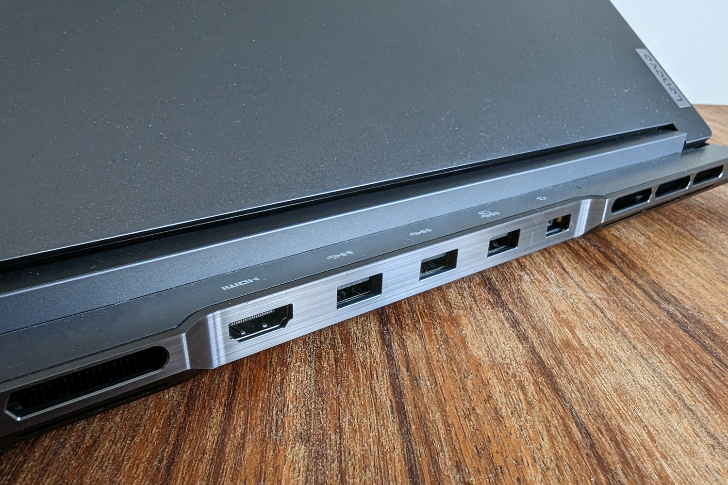 Lenovo Legion Slim 7i review rear ports