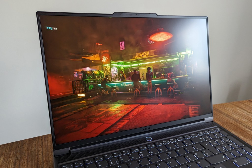 Lenovo Legion Slim 7i review screen matte finish