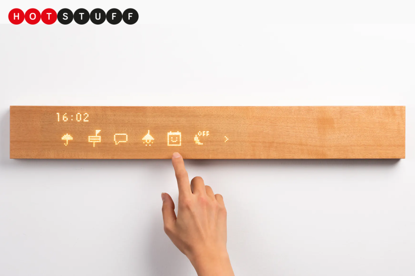 This slick slab of wood can control all your home tech