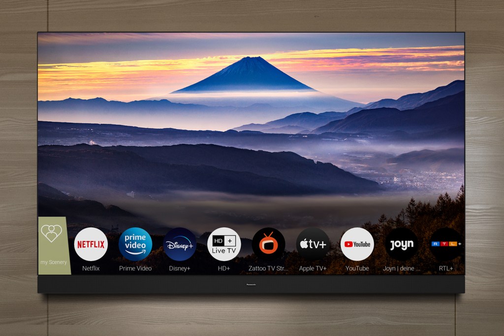 Panasonic MZ2000 smart TV interface