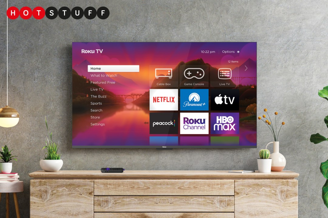Roku's new own brand TV in living room