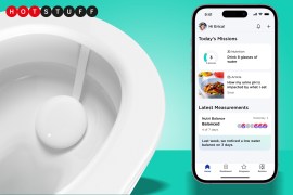 Pee-testing Withings U-Scan lives in your lavvy