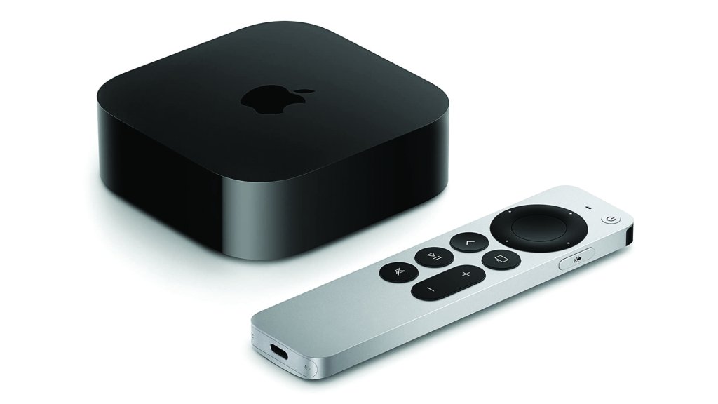 The Apple TV 4K and remote