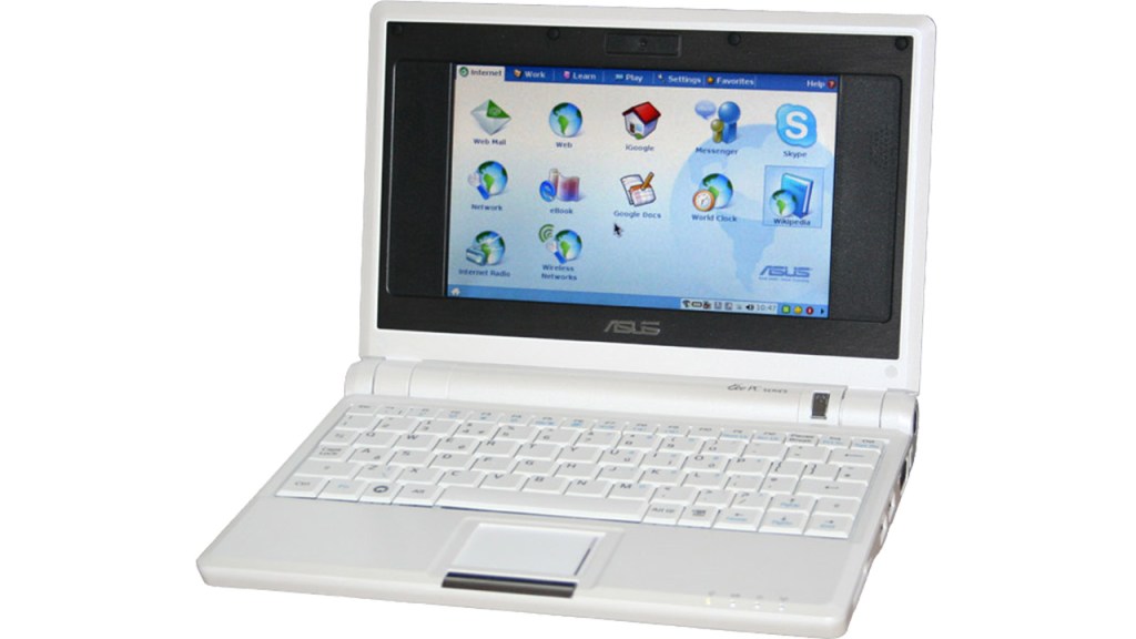 Asus Eee PC. Credit: Red, Creative Commons Attribution 3.0 Unported licence.