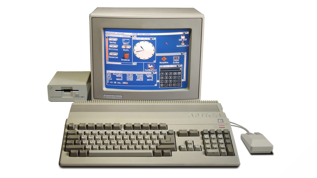 Amiga 500 system. Image credit: 	Bill Bertram, Creative Commons Attribution-Share Alike 2.5 Generic licence.
