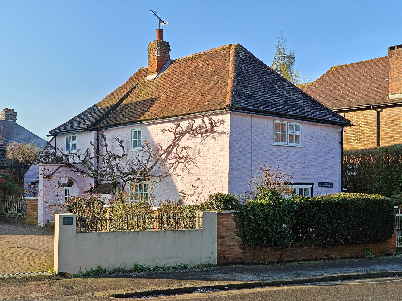 OnePlus 11 camera samples pink house 2x zoom