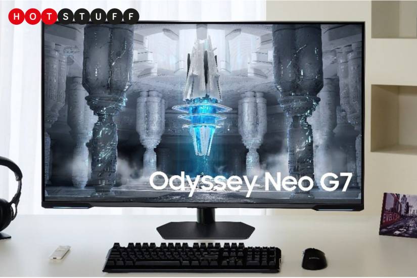 Samsung’s new Odyssey Neo G7 gaming monitor is its first flat Mini-LED model