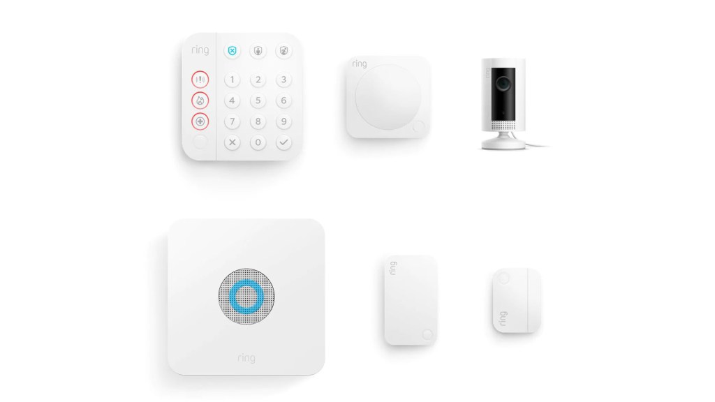 Ring alarm pack with camera and intercom
