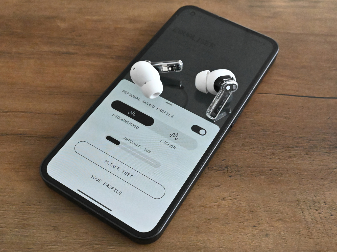 Nothing Ear 2 review personal sound profile customisation