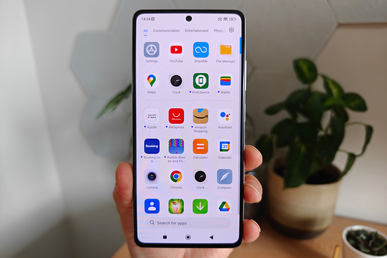 Redmi Note 12 Pro+ review app drawer
