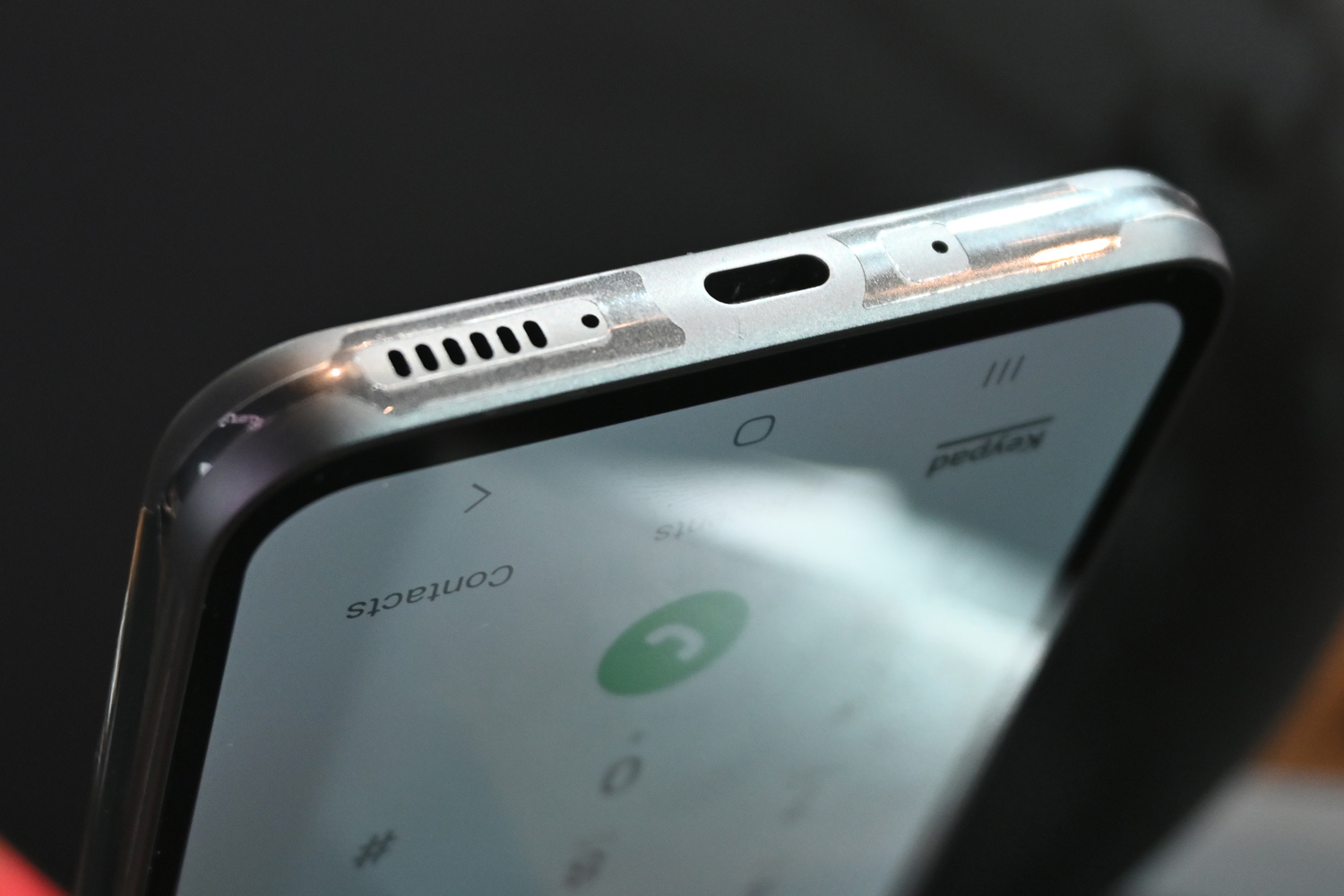Samsung Galaxy A54 hands-on USB-C port