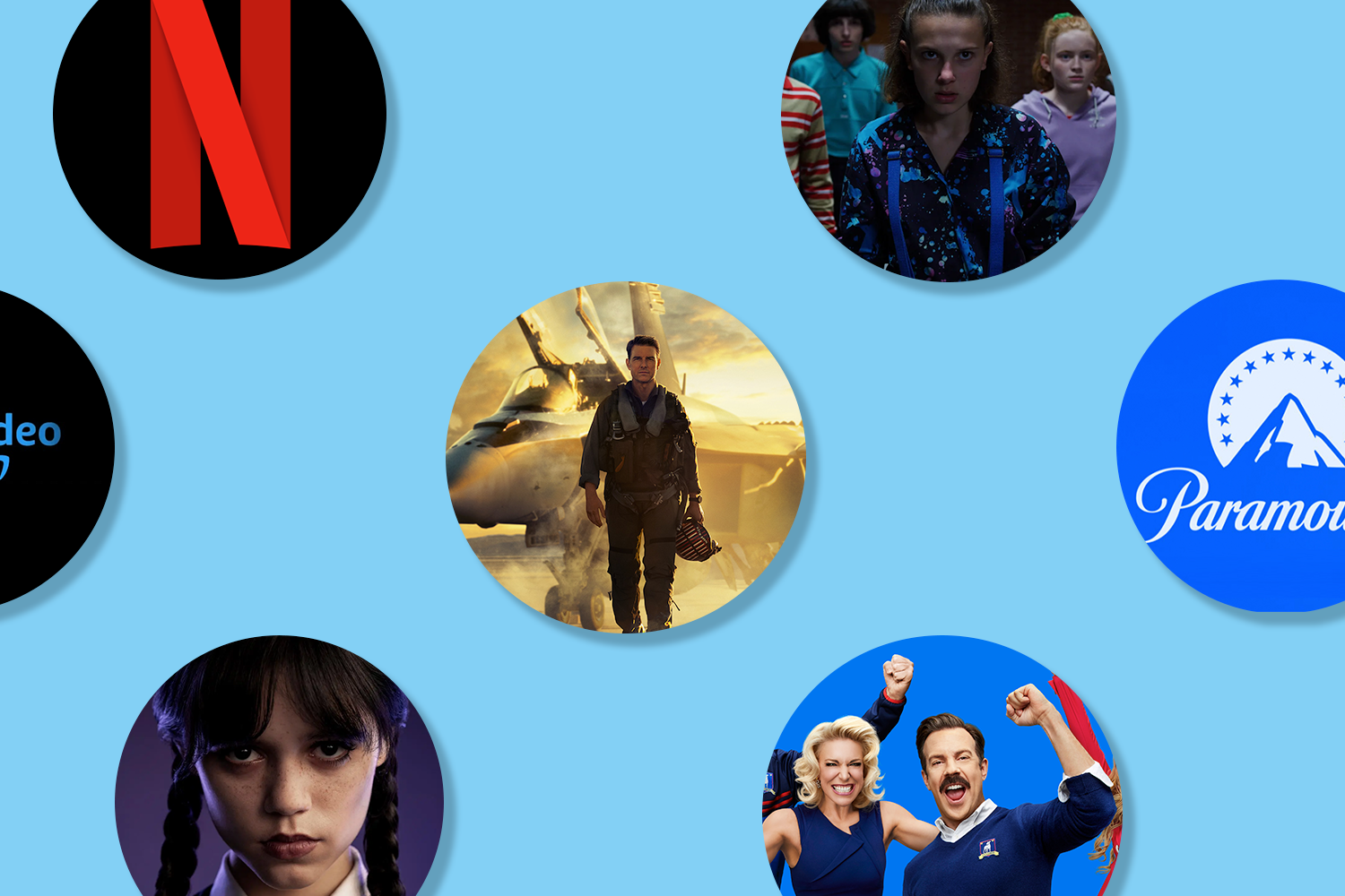 VOD Netflix,  Prime, HBO Max, Disney+, Canal+, Player