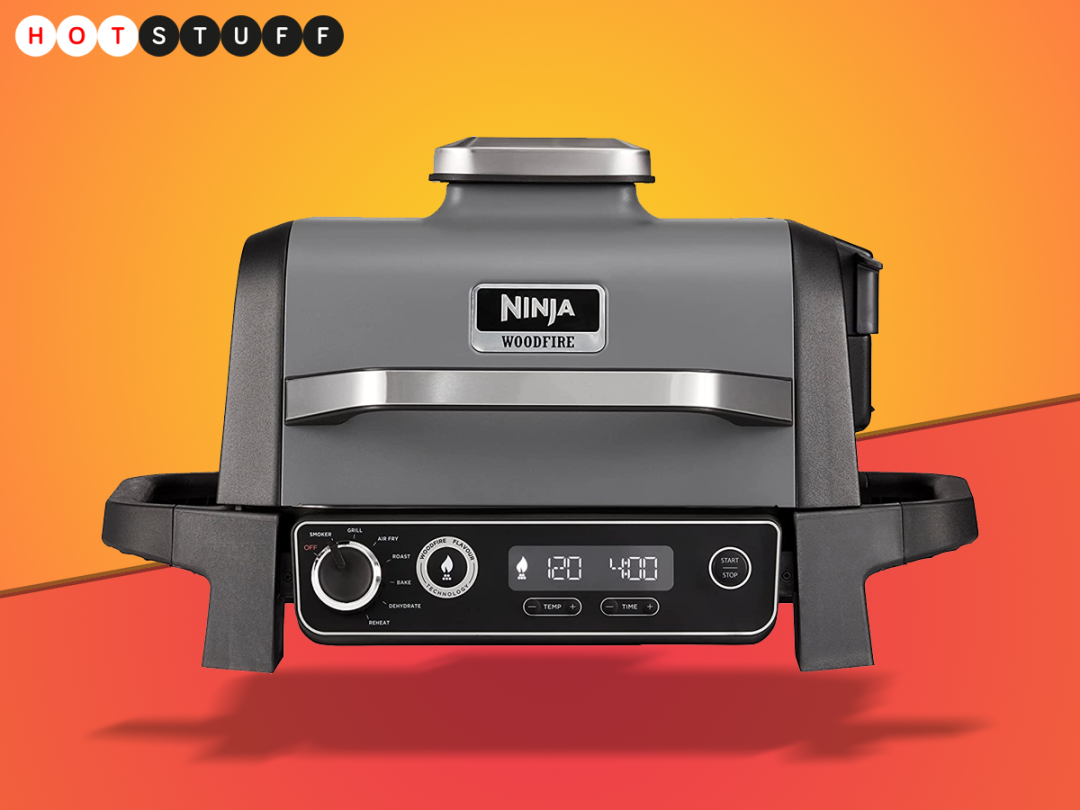 Ninja Woodfire Electric Outdoor BBQ Grill, Smoker and Air Fryer with R –  Ninja Machine
