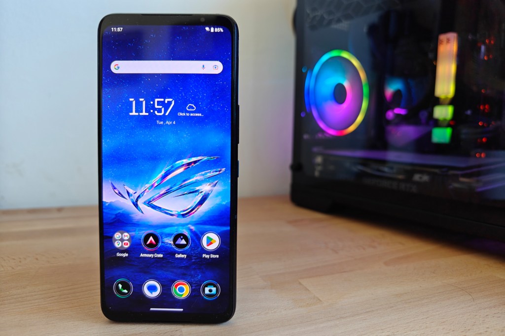 Asus ROG Phone 7 Ultimate homescreen