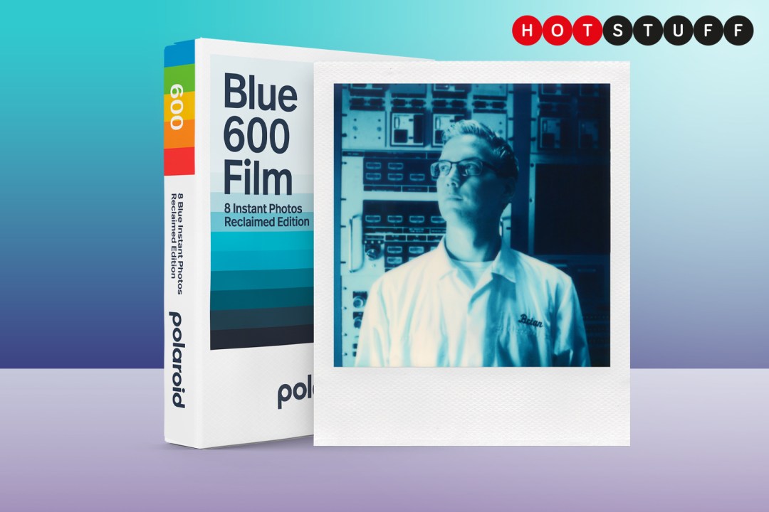 Polaroid Reclaimed Blue film hot stuff