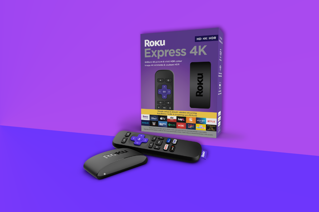 Roku Express 4K  Streaming Player HD/4K/HDR with Simple Remote