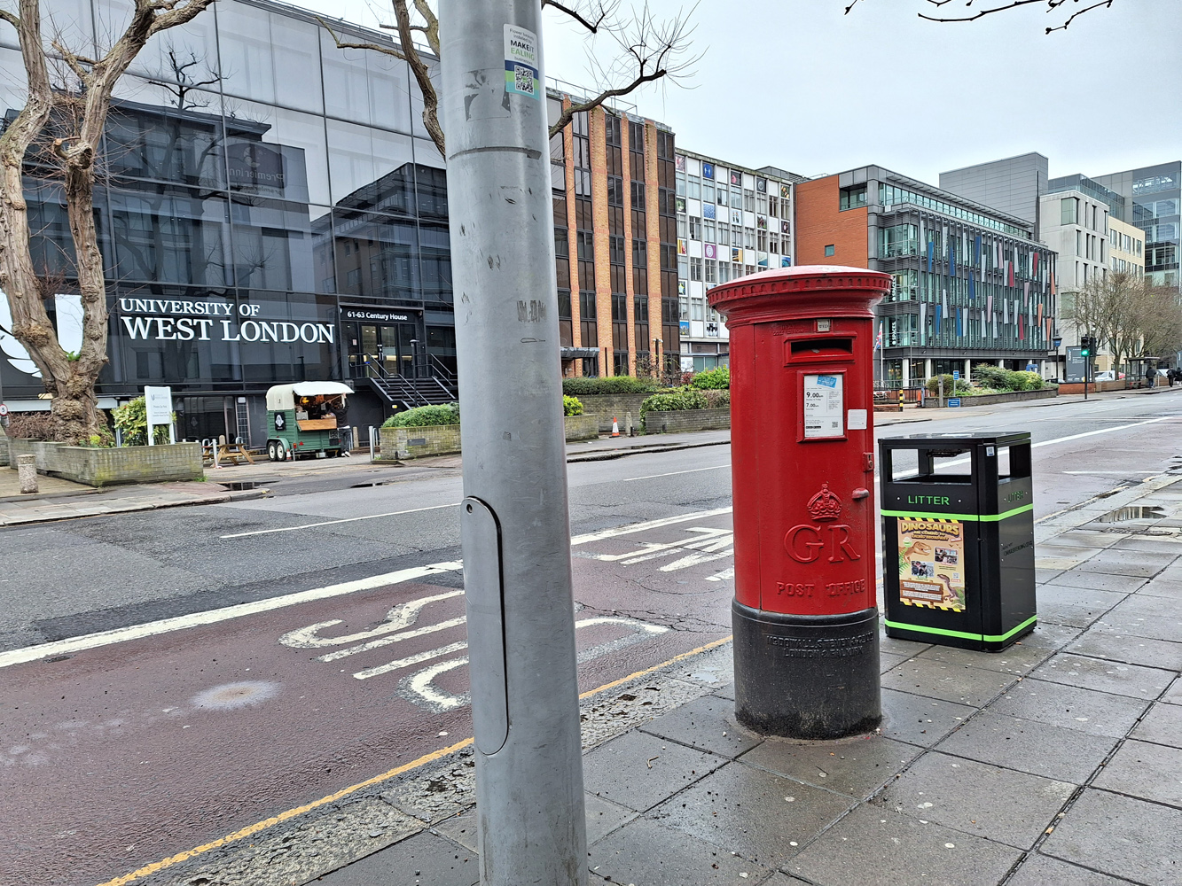 Samsung Galaxy A54 camera samples post box