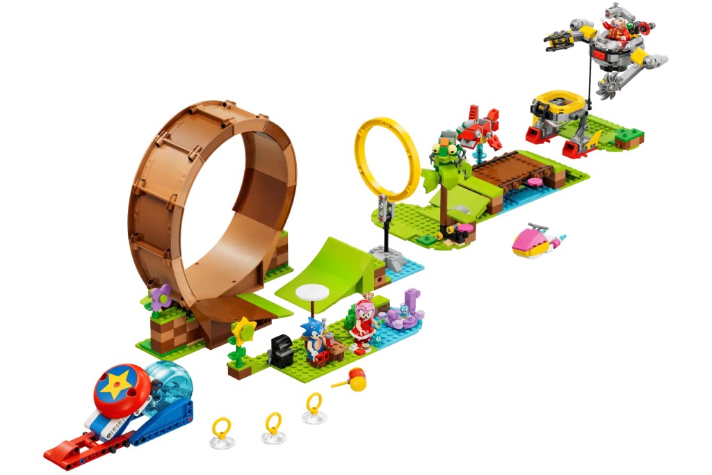 Sonic Lego loops set