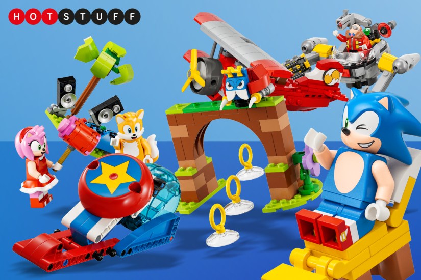 Let’s roll: these four new Sonic the Hedgehog Lego sets include a Sonic launcher and a Dr. Eggman minifig