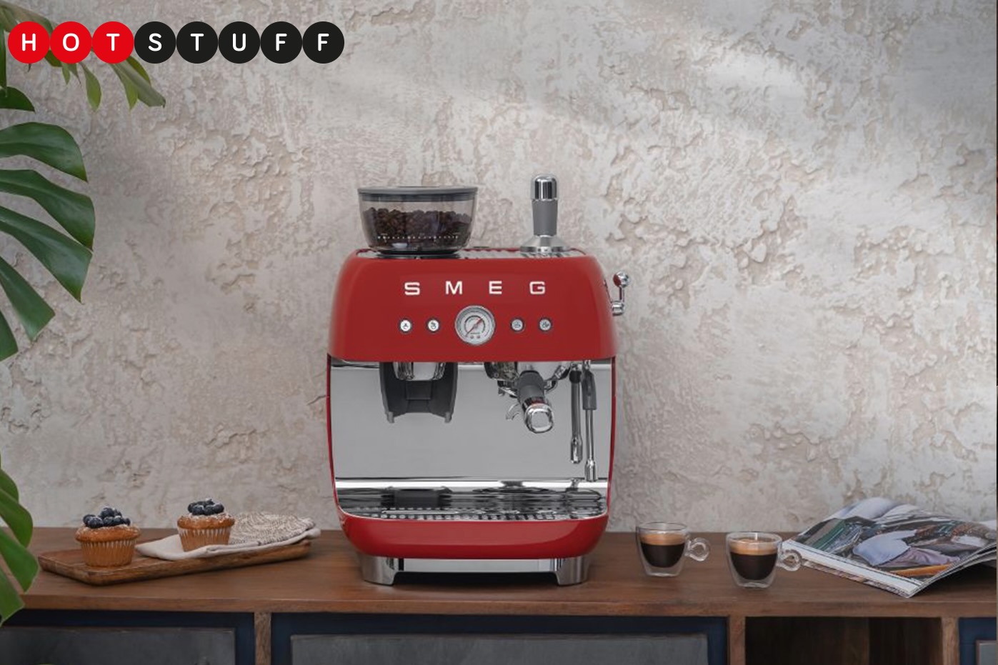 The Smeg Espresso Manual Coffee Machine is your onestop caffeine