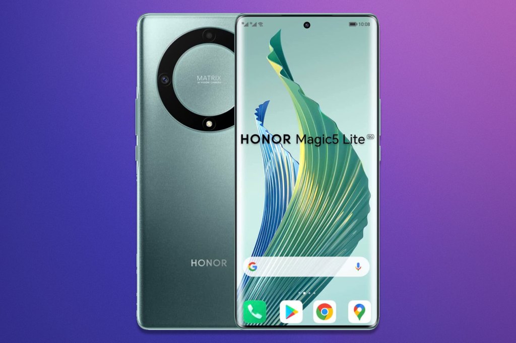 Honor Magic 5 lite 5G (128GB+6GB) GSM Factory Unlocked 6.67 AMOLED 64MP -  NEW!