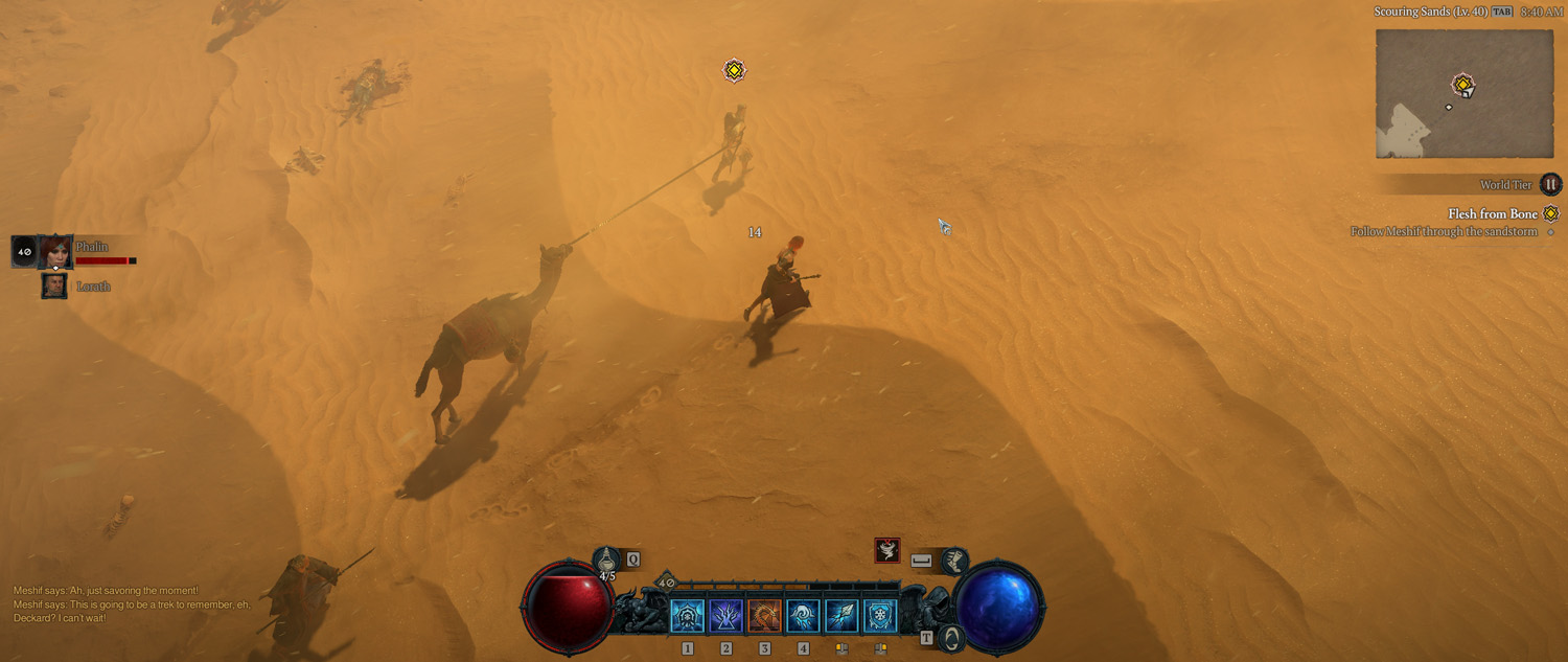 Diablo IV review dust storm