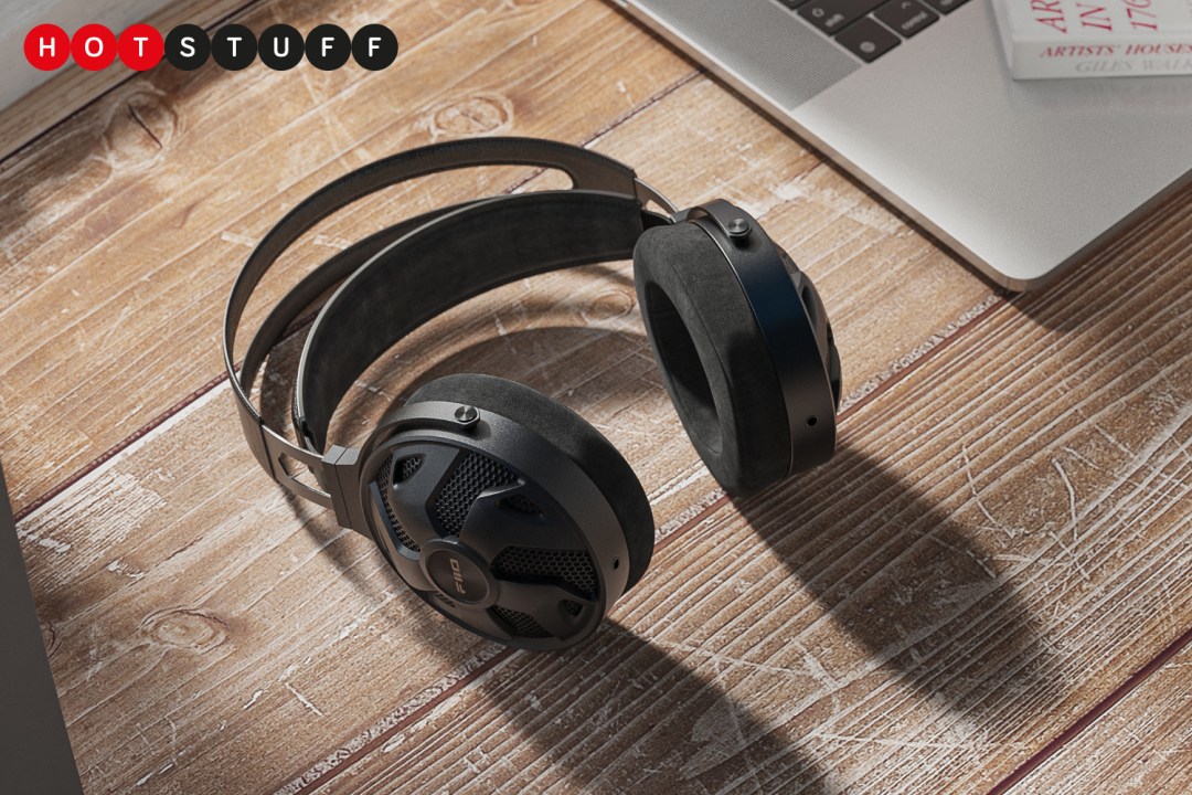 FiiO FT3 open-back headphones on desk