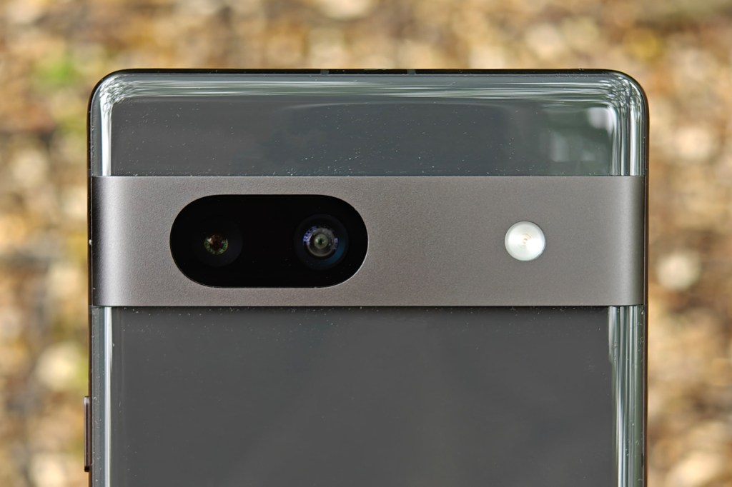 Google Pixel 7a review rear cameras