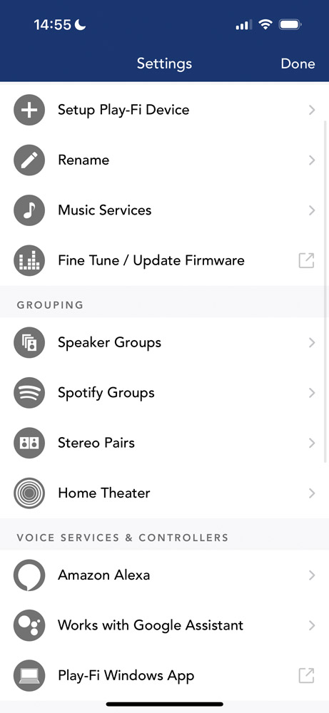 Philips Fidelio FB1 review app settings