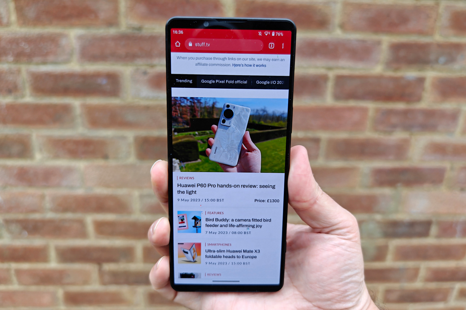 Sony Xperia 1 V Stuff website