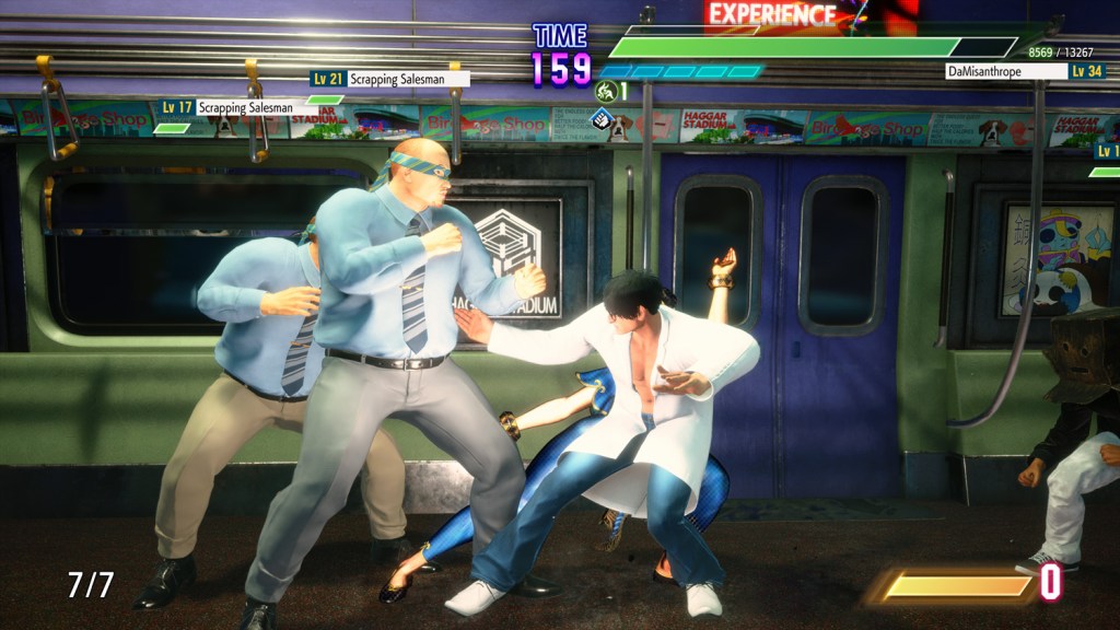 Street Fighter 6 subway carriage right