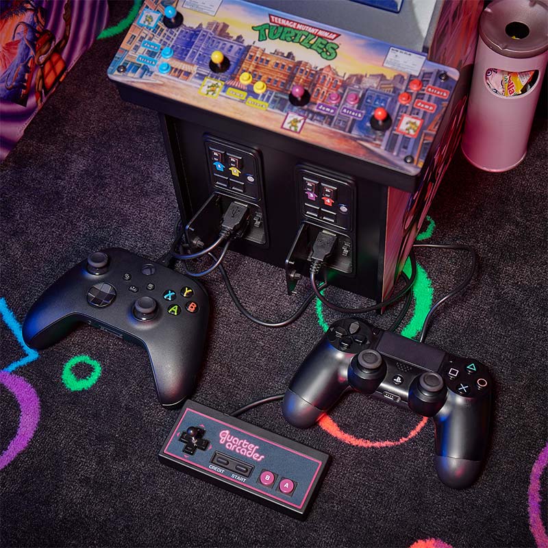 Teenage Mutant Ninja Turtles Quarter Arcade controllers