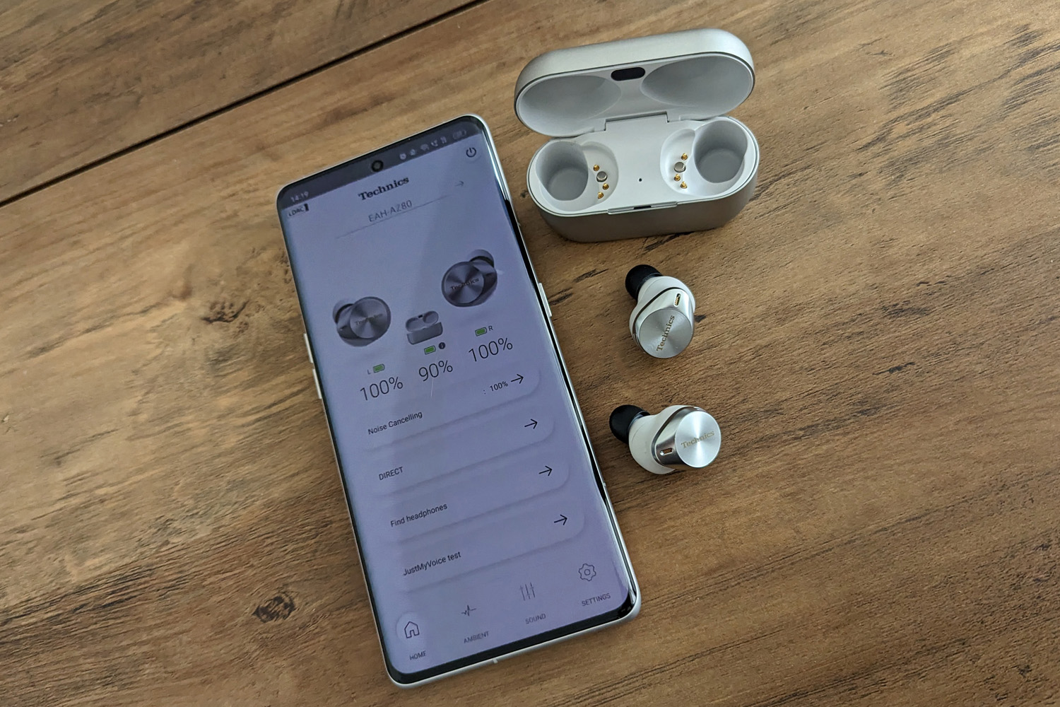 Technics AZ80 review buds with companion app