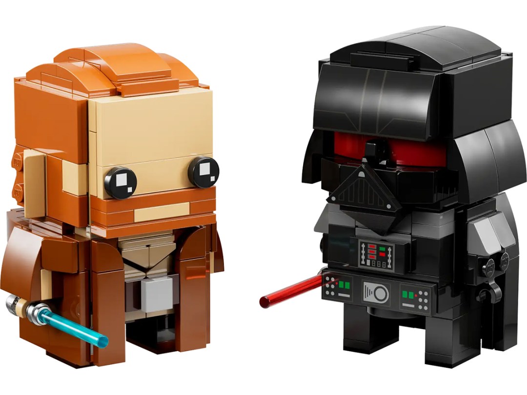 Obi-Wan vs Vader Brickheadz