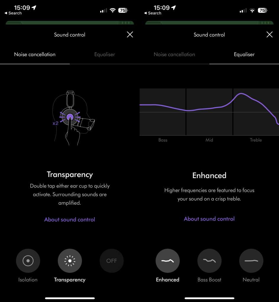 Dyson Zone app