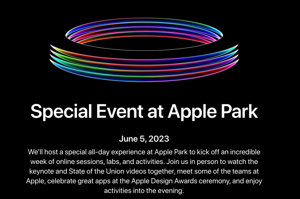 Apple WWDC 2023 keynote