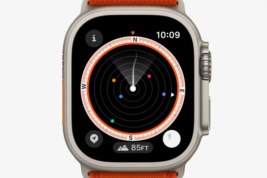 Apple WatchOS 10 compass
