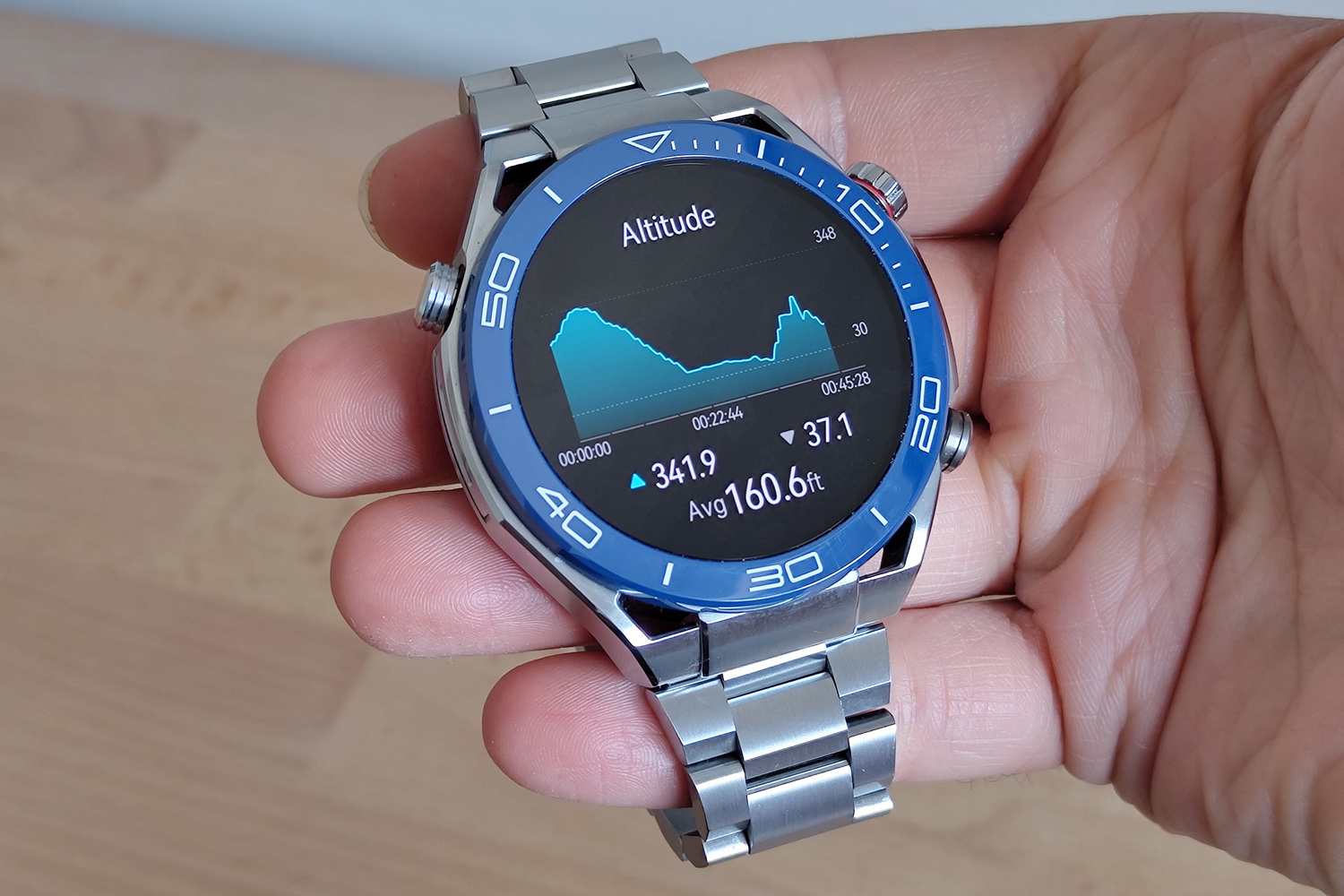 Huawei Watch Ultimate altitude