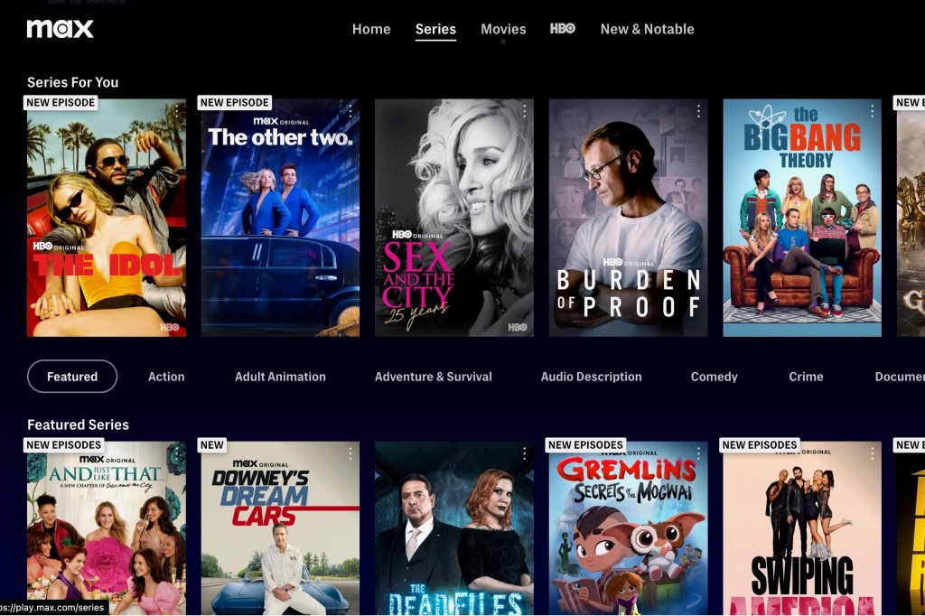 Hbo max online sale