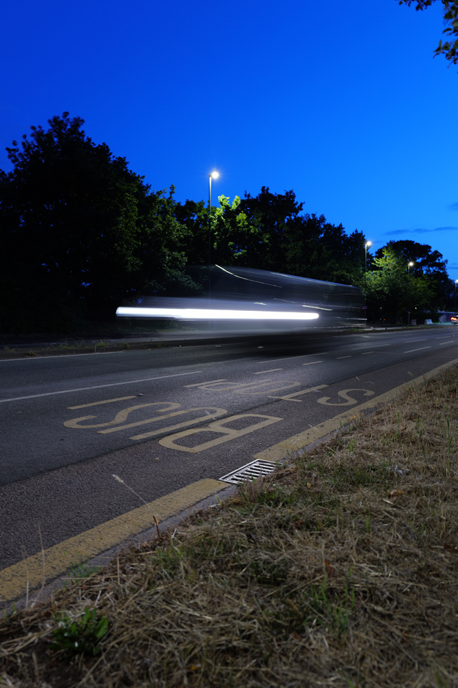 Leica Q3 camera samples light trails