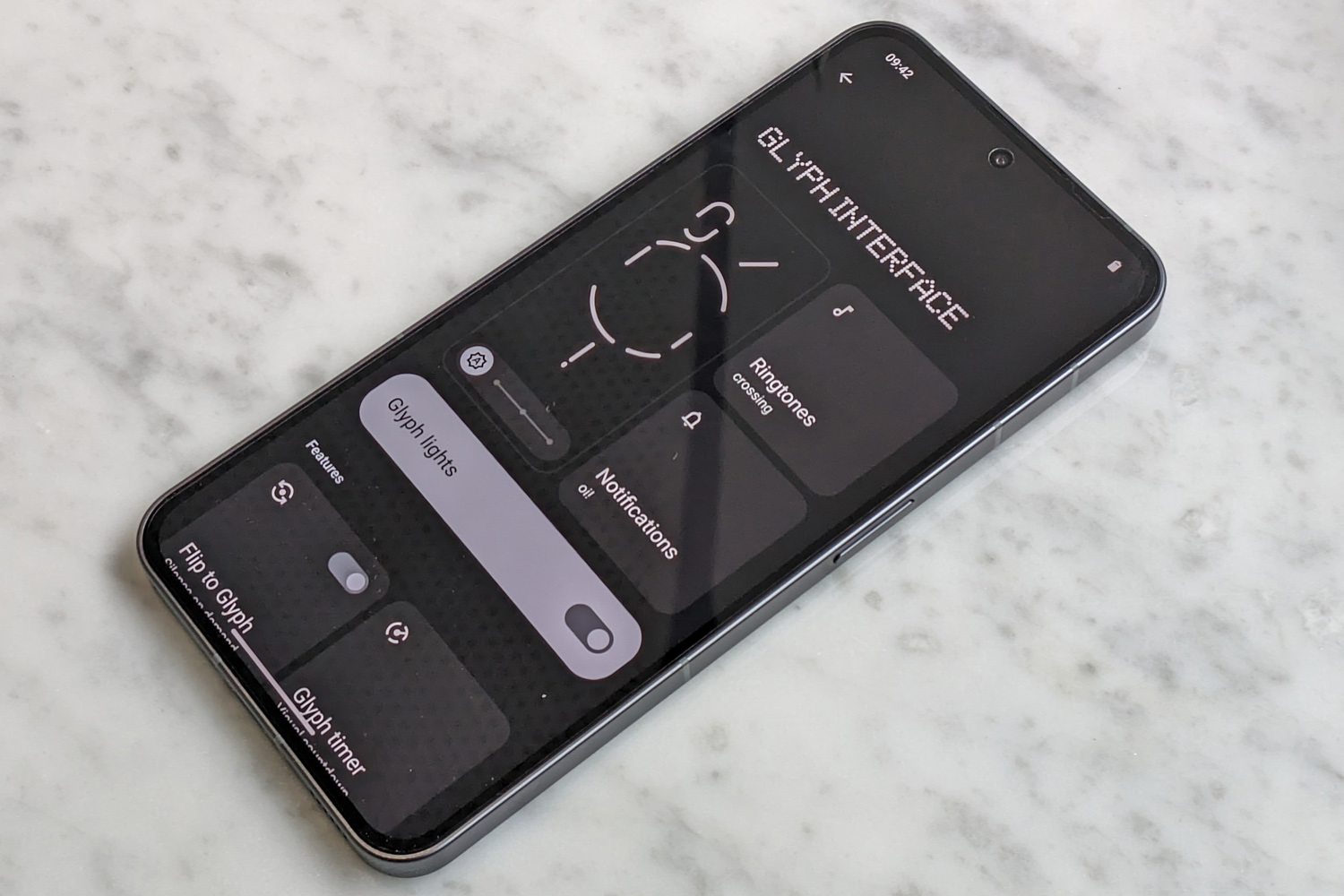 Nothing Phone 2 glyph controls